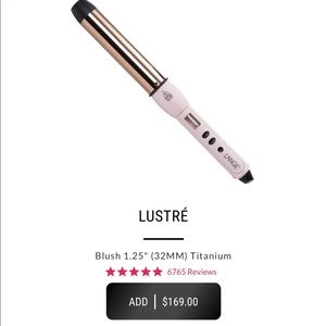 Lange Lustre’ 32 MM curling wand.